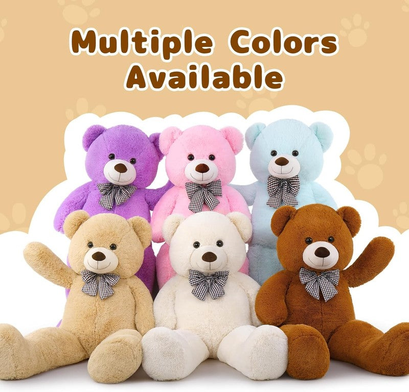 Giant Teddy Bear 4 Feet,Adorable and Cuddly Big Bear Stuffed Animal 47", Classic1