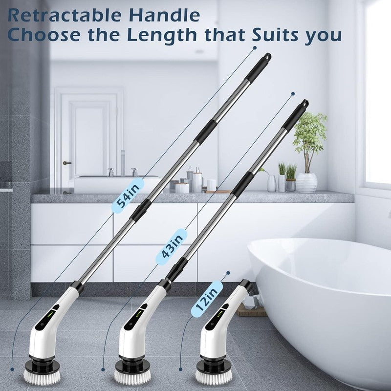Electric Spin Scrubber, Cordless Cleaning Brush Scrubber for Home, 8 Replaceable1