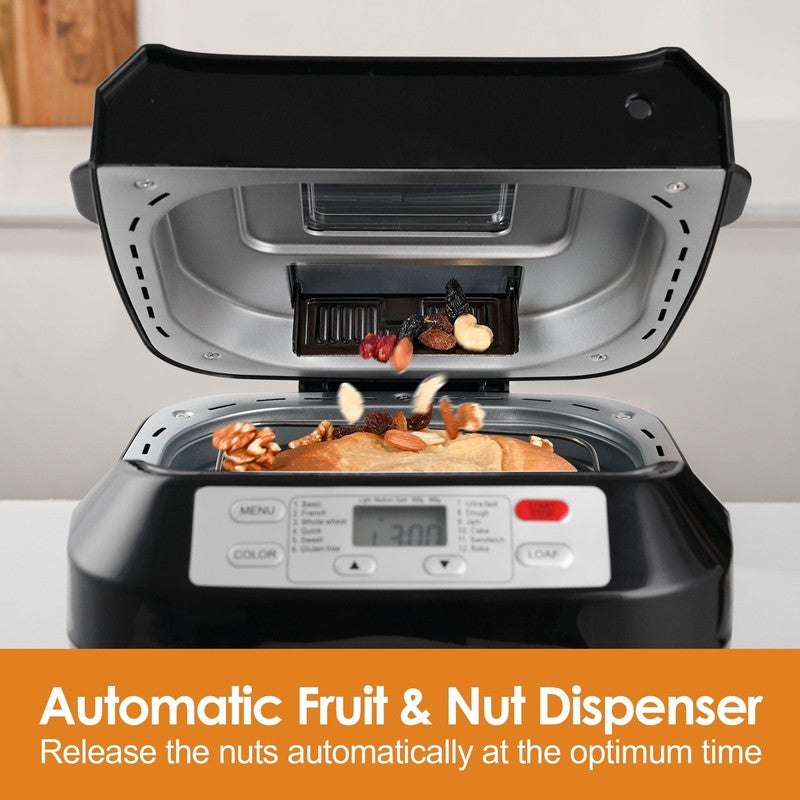 2Lb Bread Maker with Auto Fruit Nut Dispenser2