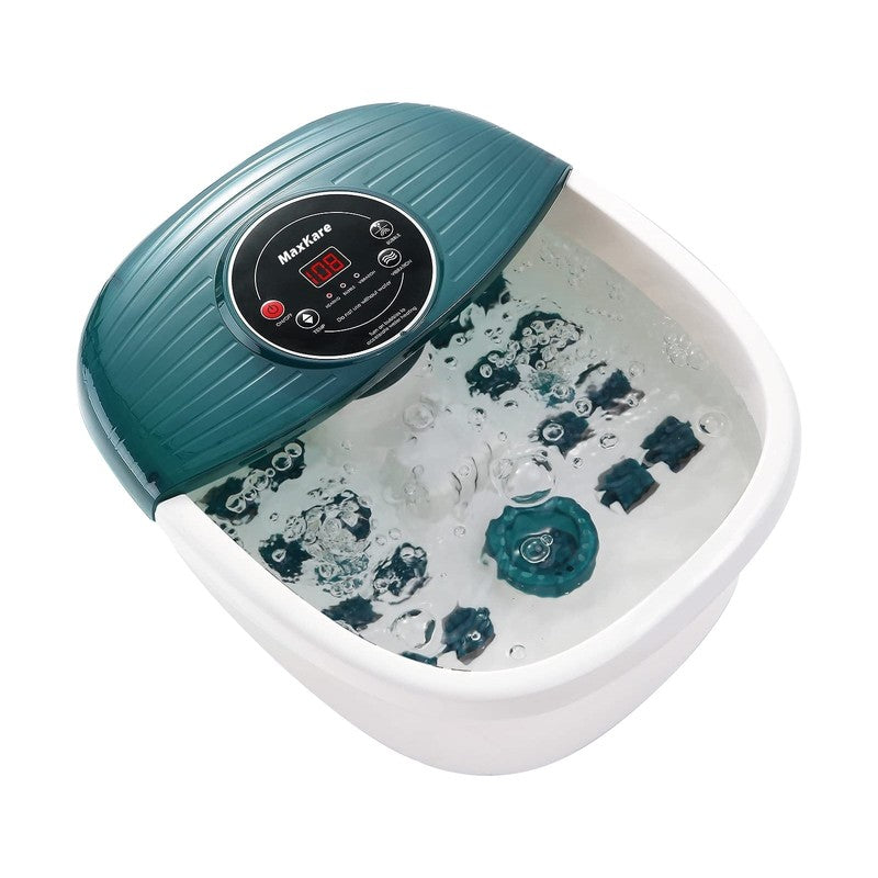 Foot Spa Bath Massager with Heat, Bubbles & Vibration – Green for Relaxation8