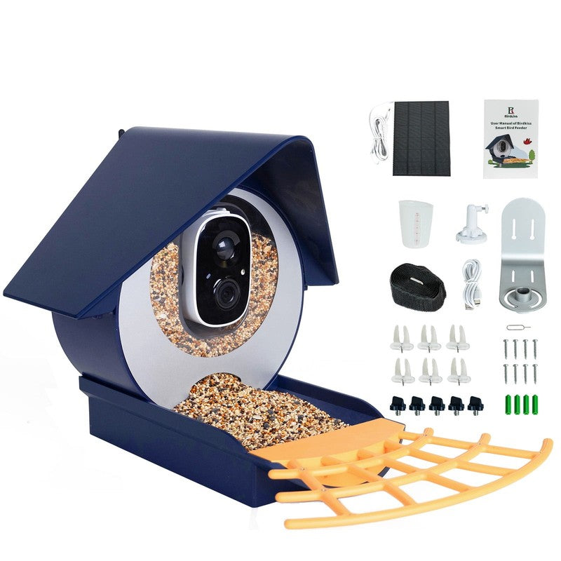 Smart Bird Feeder w 1080P HD Camera AI ID 10,000+ Species Auto Capture6