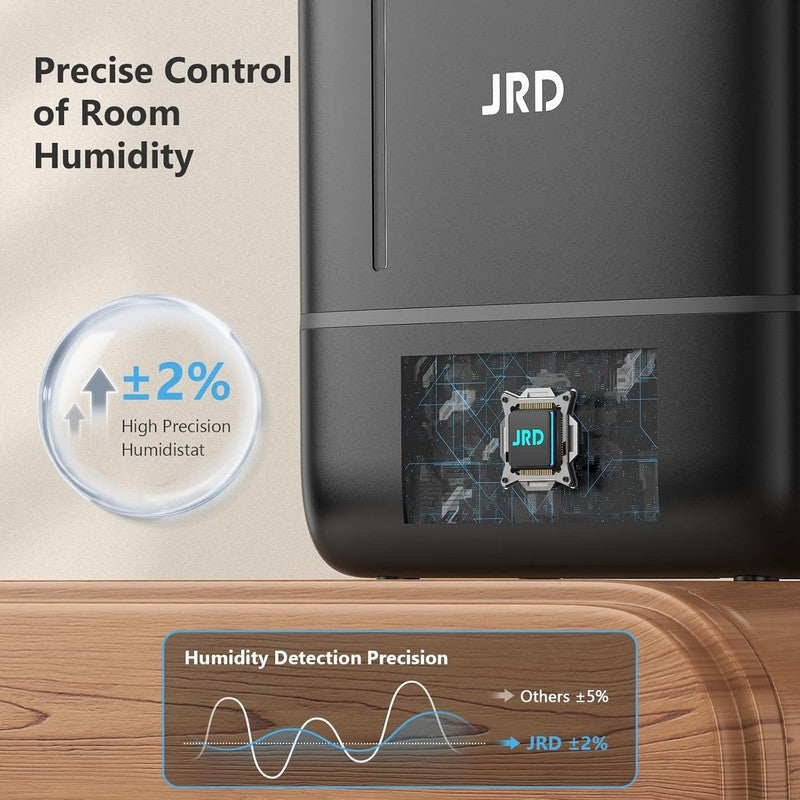 4L Cool Mist Humidifier Top Fill Bedroom 40H Essential Oil Diffuser White2