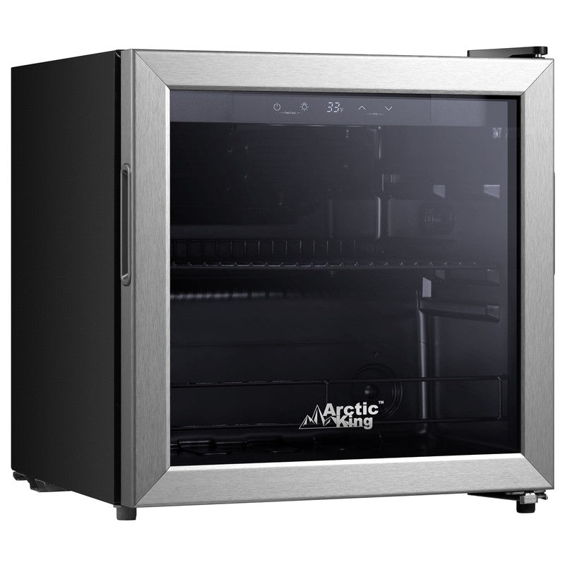 48 Can Stainless Steel Beverage Fridge with Electronic Temperature Control2