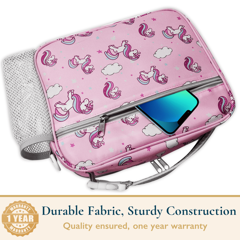 Lunch Bag for Kids – Insulated Lunch Box for Girls and Boys, Cute Reusable Coole7