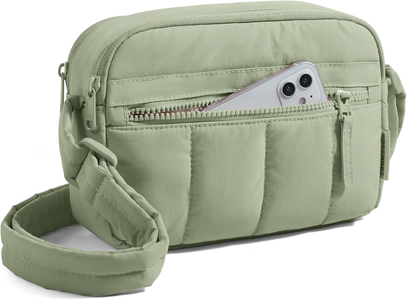 Cross Body Purse, Mini Crossbody Bags for Women Travel Purse, Puffy Shoulder Han9