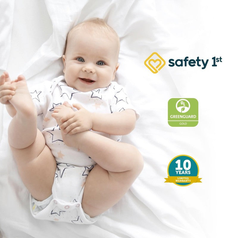 Sweet Dreams Baby & Toddler Mattress, White/Gray Polka Dot10