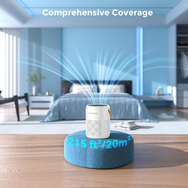 Air Purifier H13 HEPA Quiet w/ Timer Sleep Mode Night Light for Home Pets6