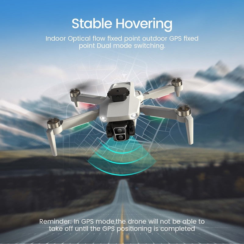 L106 GPS 4K Foldable Drone LCD Remote 249g Dual Battery Camera Gray2