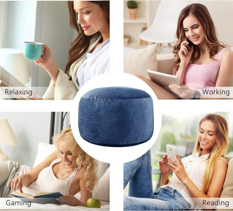 3 Ft Large Bean Bag Chairs for Adults/Teens with Memory Foam Filling, Soft Comfy4