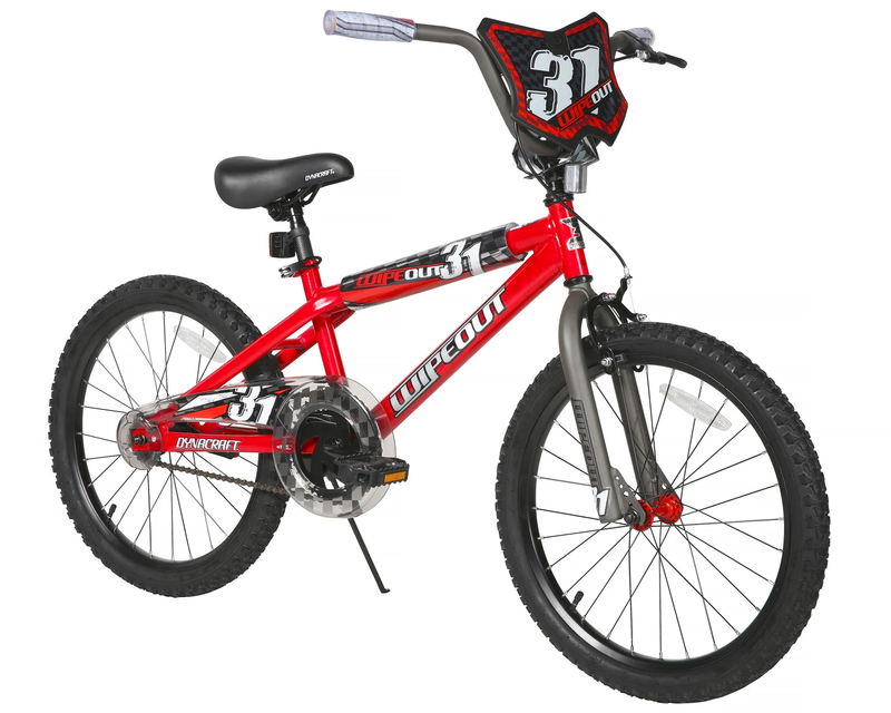 20"  Wipeout Boys Bike, BMX, Red, Kids Age 7 14 Years0