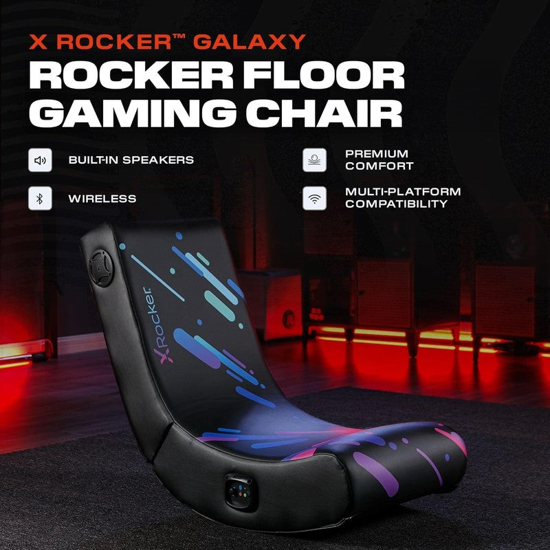 Gaming Rocker Chair w/ Audio for Kids Teens Foldable , Video Game Floor Seat4