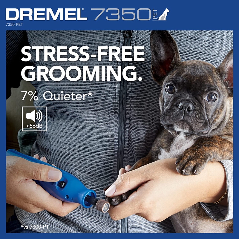 7350 PET 4V Pet Dog Nail Grinder Safe Easy To Use Grooming Trimmer Kit3