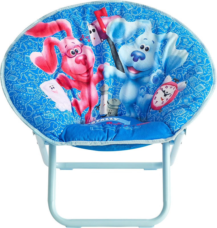 Blues Clues 19" Folding Saucer Chair w/ Cushion Toddler Kids 3+10
