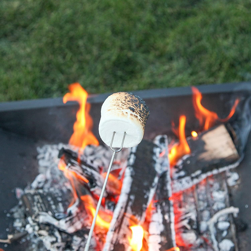 Long S’mores Sticks 32” 5 Pack Campfire Roasting Forks Hot Dog Skewers6
