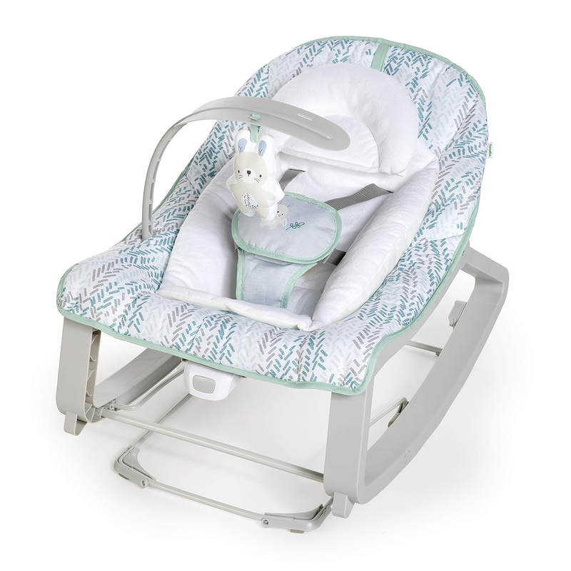Keep Cozy 3 In 1 Grow with Me Vibrating Baby Bouncer Seat & Infant to Toddler Ro9