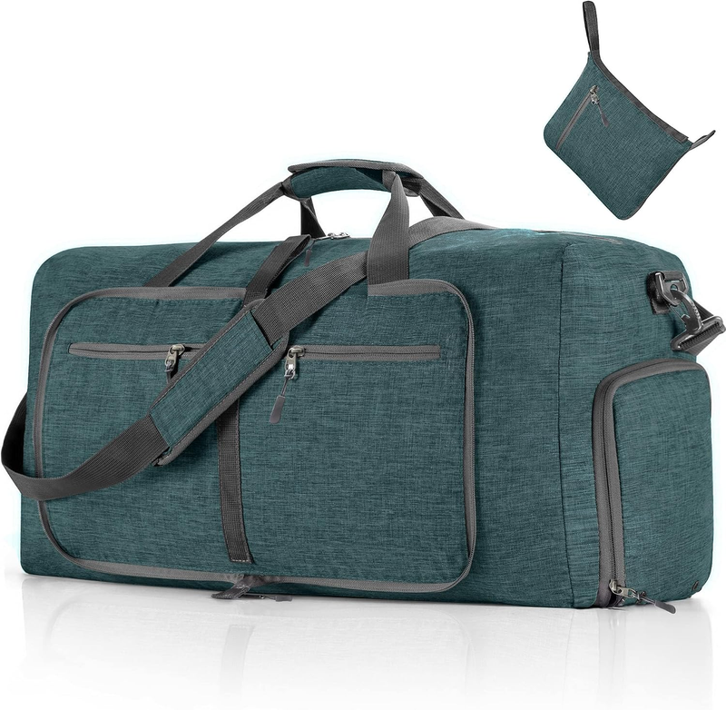 65L 85L 115L Foldable Travel Duffel Bag Weekender Overnight Shoe Pocket8