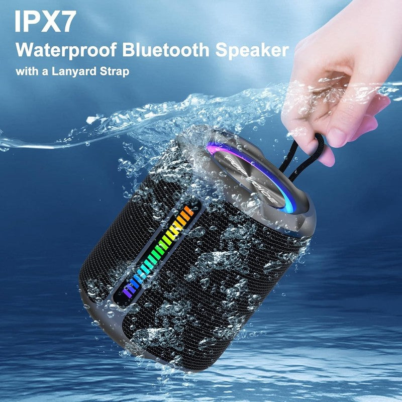 40W Bluetooth Speaker, IPX7 Waterproof, Deep Bass, RGB Light, TWS, 24H Playtime2