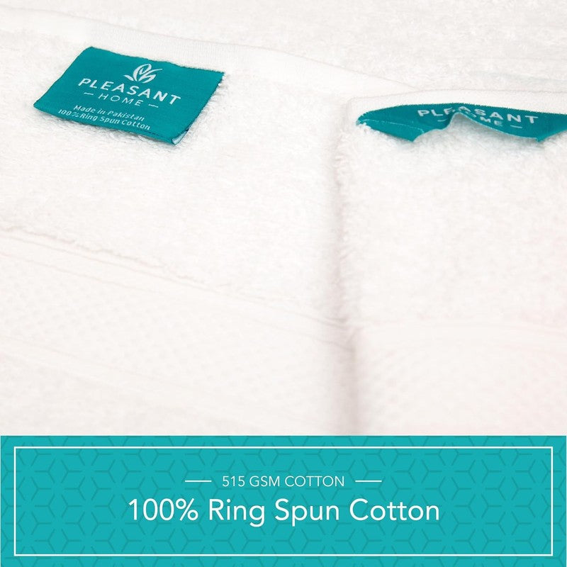 Pleasant Home Bath Towels Set of 6 (24” X 50”) 100% Cotton, 515 GSM | Lightweigh3