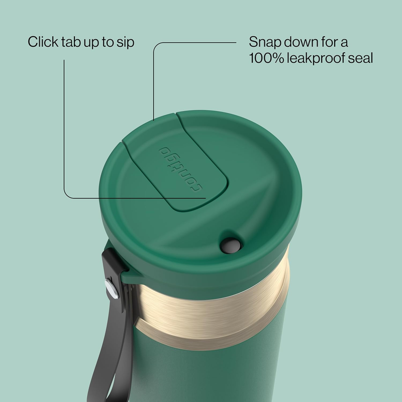 Snapseal 24oz Stainless Steel Vacuum Insulated Autoclose Lid BPA Carry Strap2