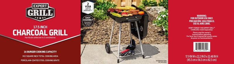 17.5" Charcoal Grill2