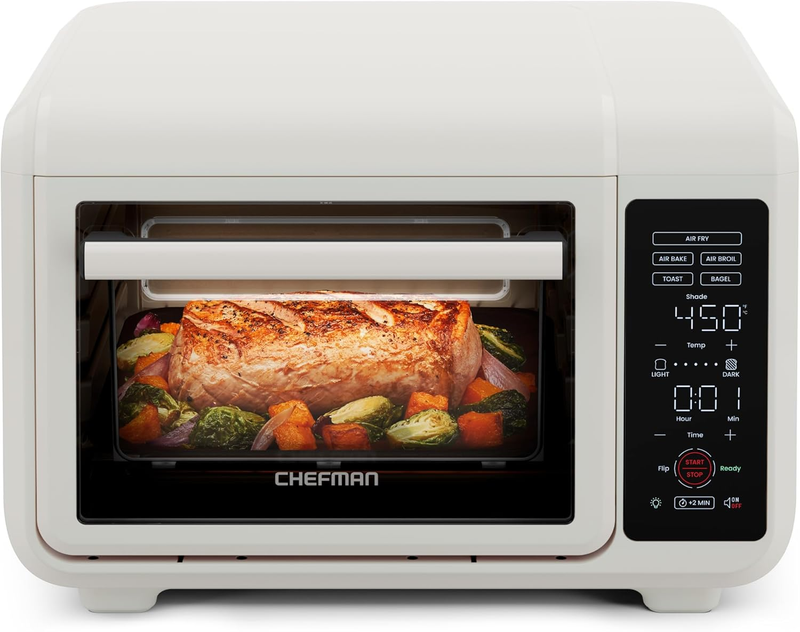 Air Fryer Toaster Oven Combo, Countertop Oven for Quick & Healthy Meals - Ivory7