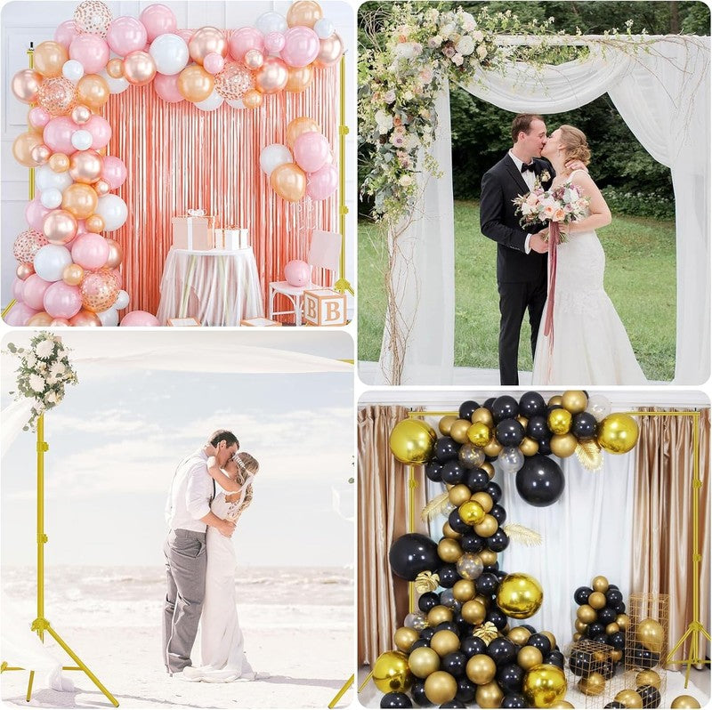 Backdrop Stand 10X7Ft(Wxh) Photo Studio Adjustable Background Stand Support Kit 6