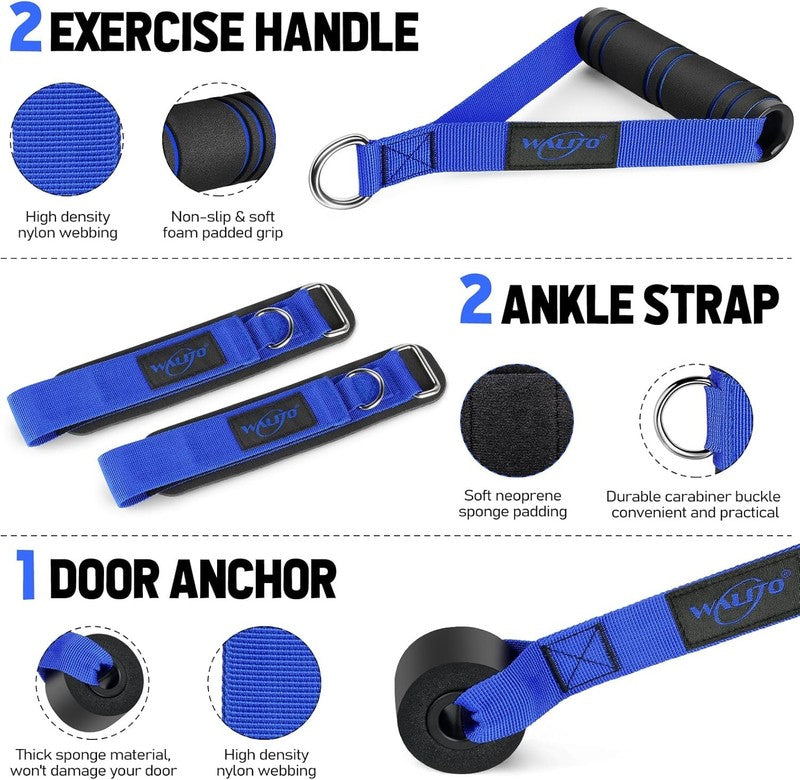 Ultimate Resistance Bands Set for Home Workouts, Strength Training & Therapy2
