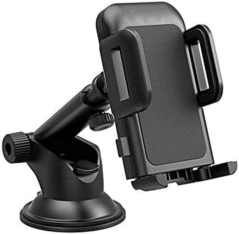 360° Adjustable Car Phone Mount with One Touch Clamp   Universal Fit5