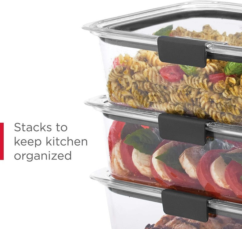 Brilliance 14 Piece Food Storage Containers – BPA Free, Leak Proof 5
