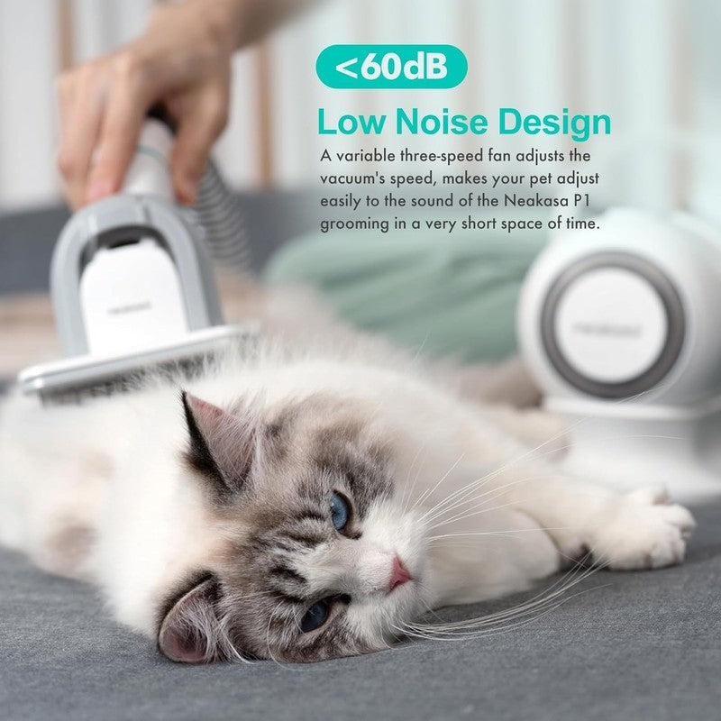 P1 Pro Pet Grooming Kit Vacuum 99% Hair Clippers 5 Tools Dog Cat5