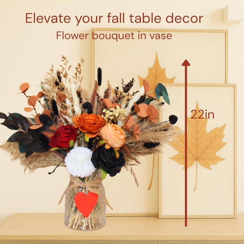 Thanksgiving Fall Centerpiece Table Decor for Home Dining Coffee Table4