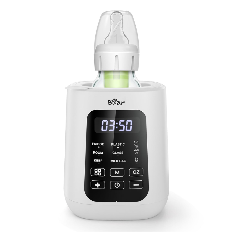 Bear Baby Bottle Warmer Fast Milk & Formula Heater w/ Time Temp Control0
