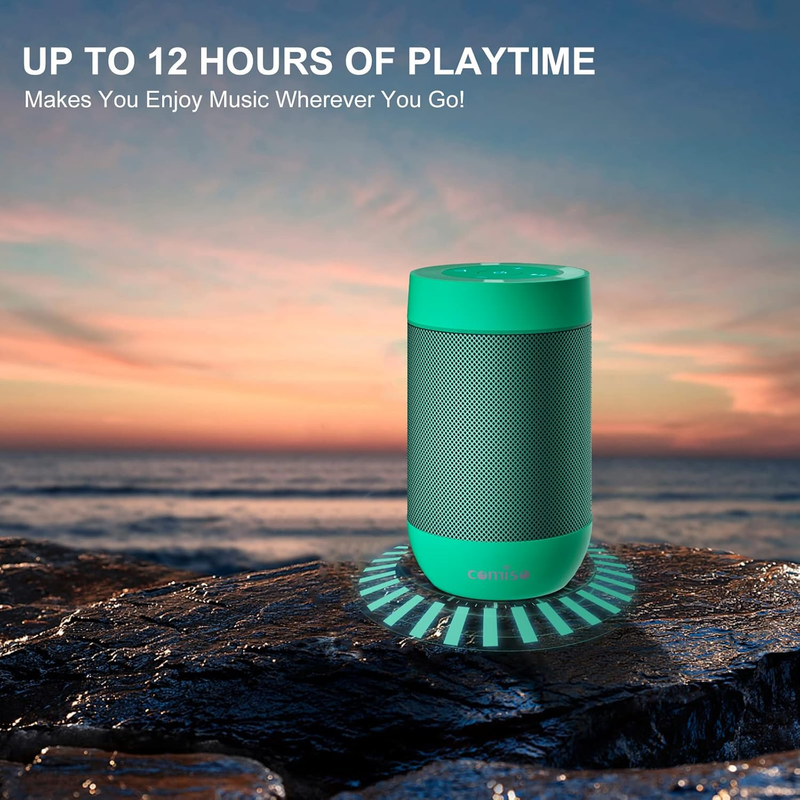 Bluetooth Speaker with IP65 Waterproof,5.3 Bluetooth,Tws Pairing,Support TF Card6