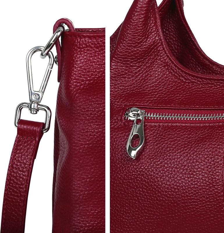 Genuine Leather Shoulder Bags Purses and Handbags for Women Satchel Designer Cro4