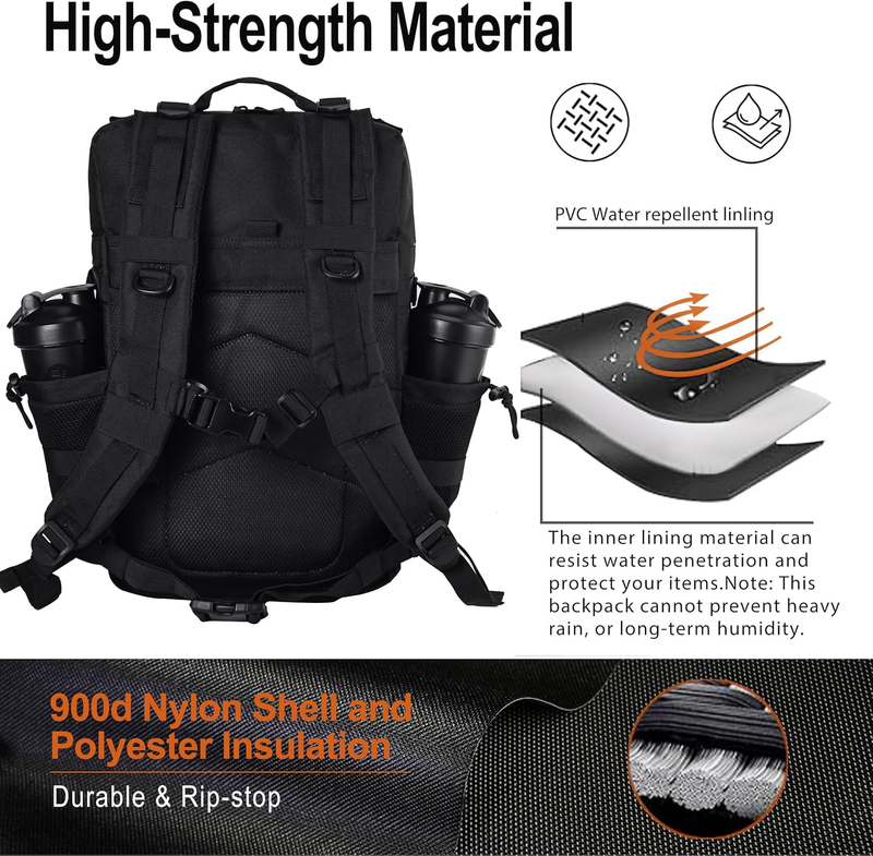 Hiking Backpack 45L Camping Travel Backpack for Men Women Waterproof Large Capac2