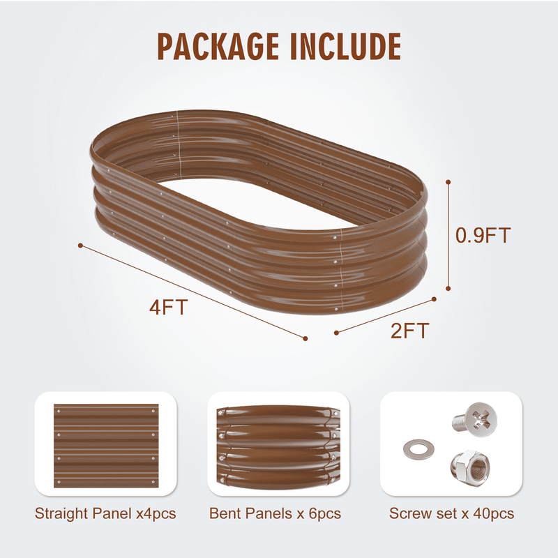 Galvanized Raised Garden Bed Kit, Galvanized Planter Raised Garden Boxes Outdoor2