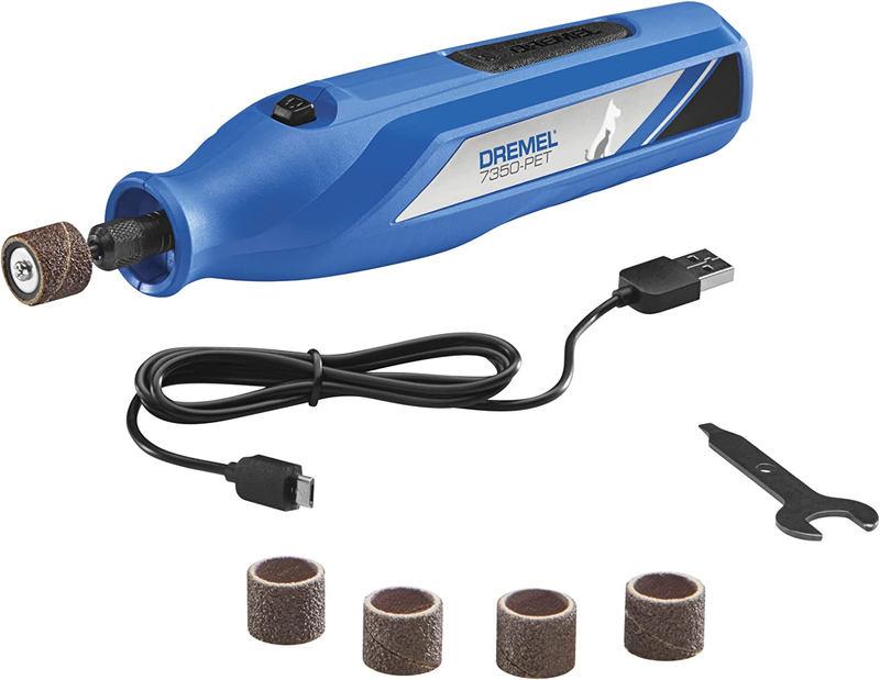 7350 PET 4V Pet Dog Nail Grinder Safe Easy To Use Grooming Trimmer Kit0