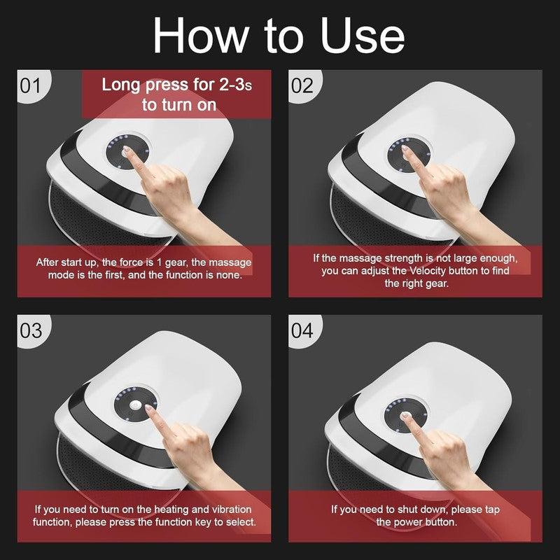 Christmas Gifts for Women,White Elephant Gifts for Adults   Hand Massager with C3