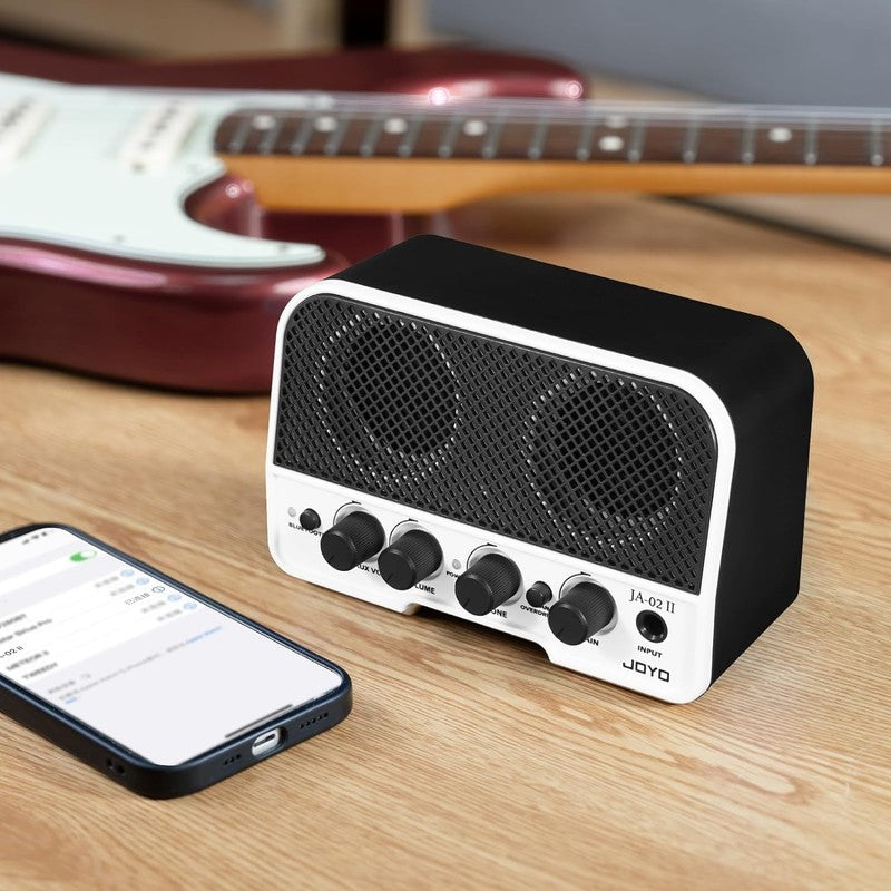 JA-02 II Mini Guitar Amp, 5W Electric Amplifier with Bluetooth & Rechargeable5