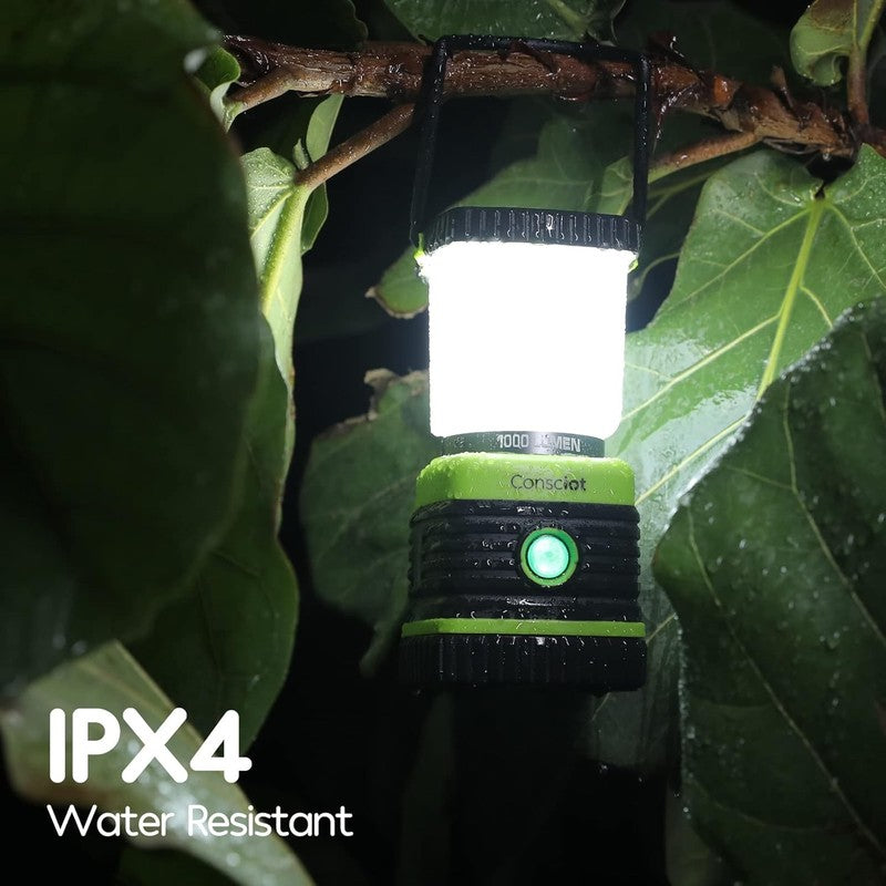 1000LM LED Camping Lantern 2-Pack Battery Powered Waterproof Light5