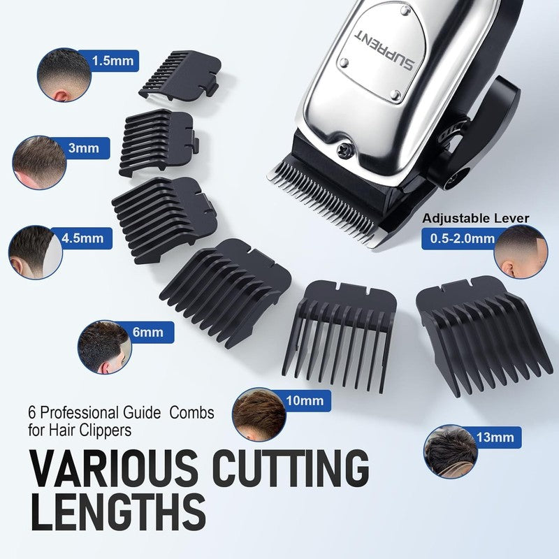 Cordless Hair Clippers for Men | Professional Barber Trimmer with LED Display5