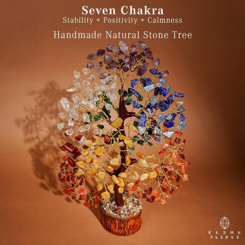 Crystal Tree of Life 7 Chakra Healing Crystals Trees for Home Decor, Office Desk1