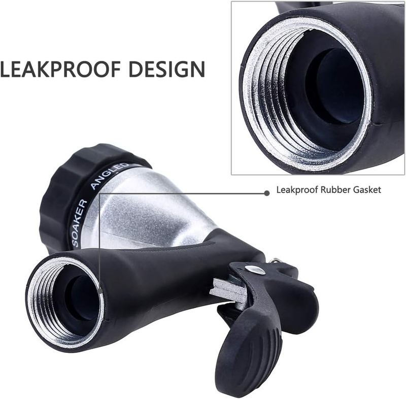 Metal Garden Hose Nozzle with Adjustable Spray for Plants, Cars & Pets6