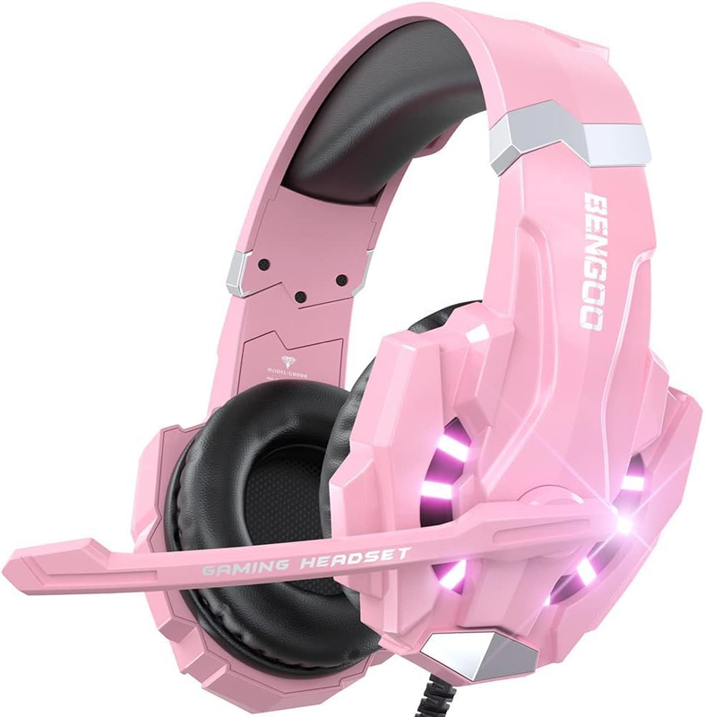 Stereo Gaming Headset for PS4 Xbox One PC Noise Cancelling Mic LED8