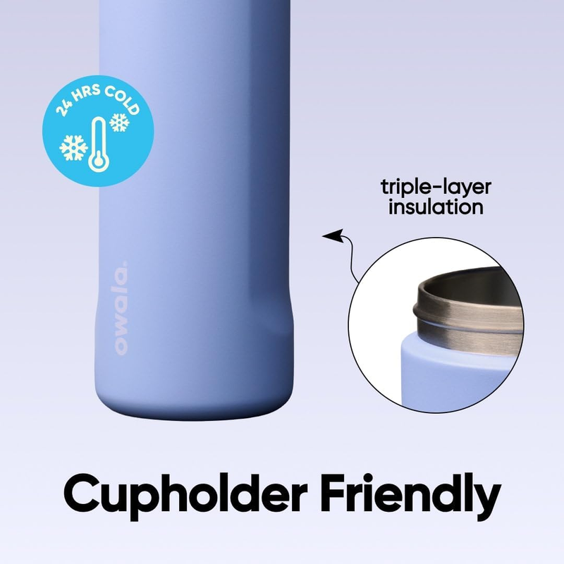 Owala FreeSip 24oz Insulated Stainless Steel Water Bottle Out of the Blue4
