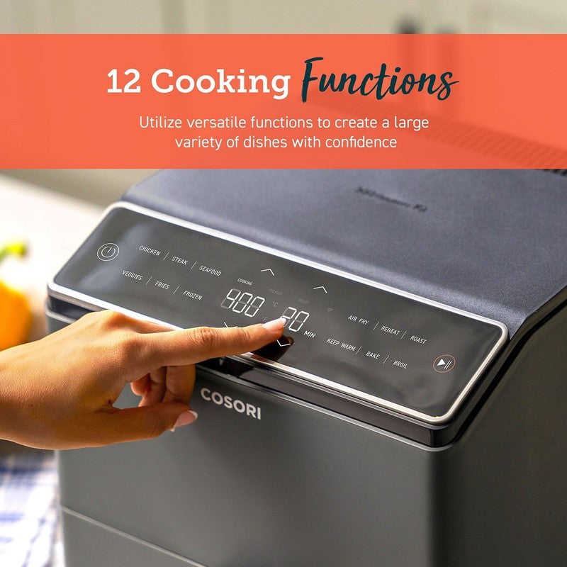 Dual Blaze 6.8Qt Ceramic Coating Smart Air Fryer Dark Gray9