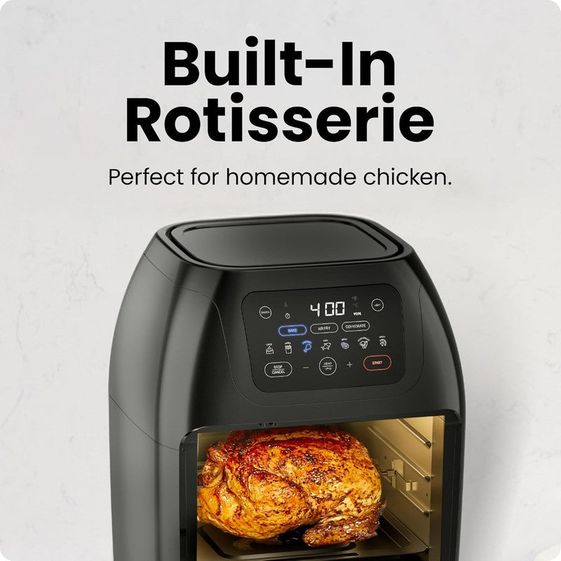 Multifunctional Digital Air Fryer+ Rotisserie, Dehydrator, Convection Oven, 17 T5