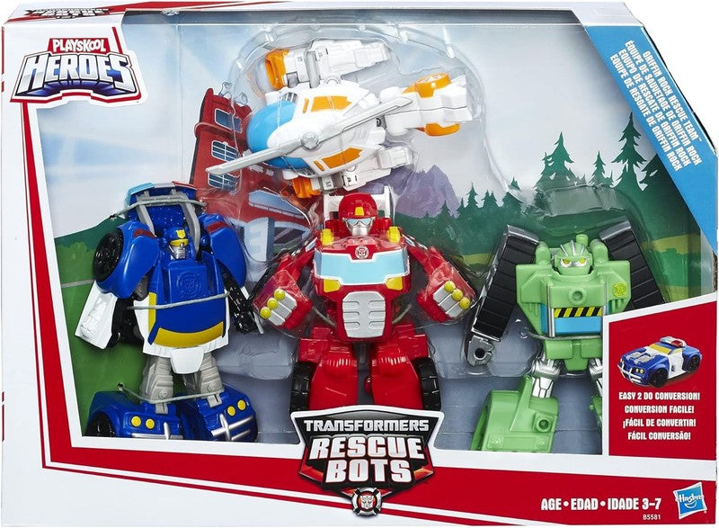 Rescue Bots Griffin Rock Team Action Figures – Collectible Toy Set, 2