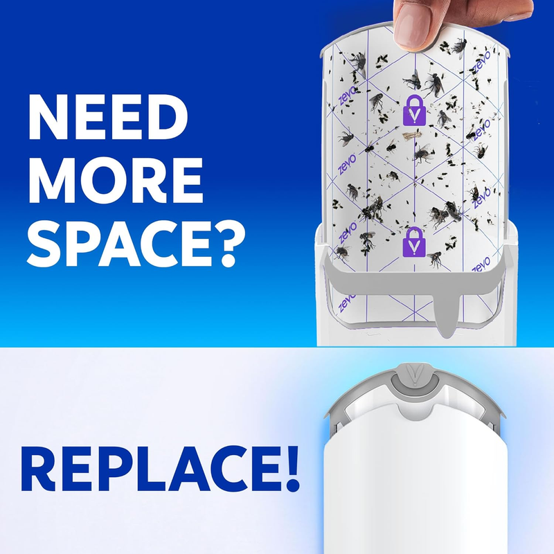 Flying Insect Trap 4 Pack Official Refill Cartridges w/ Trap+Lock Technology7