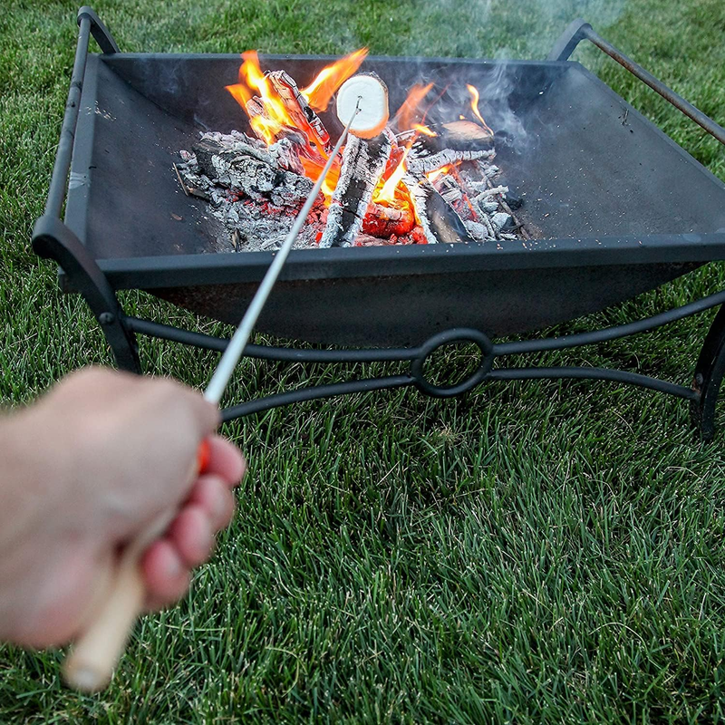 Long S’mores Sticks 32” 5 Pack Campfire Roasting Forks Hot Dog Skewers7